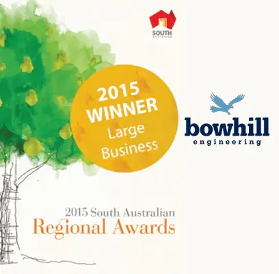 Bowhill 2015 Winner Large Business - South Astralian Regional Awards